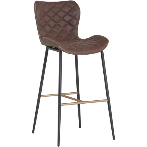 Lyla 41 inch Antique Brown Barstool, Set Of 2